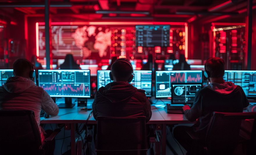Red team cyber security team working in Australia
